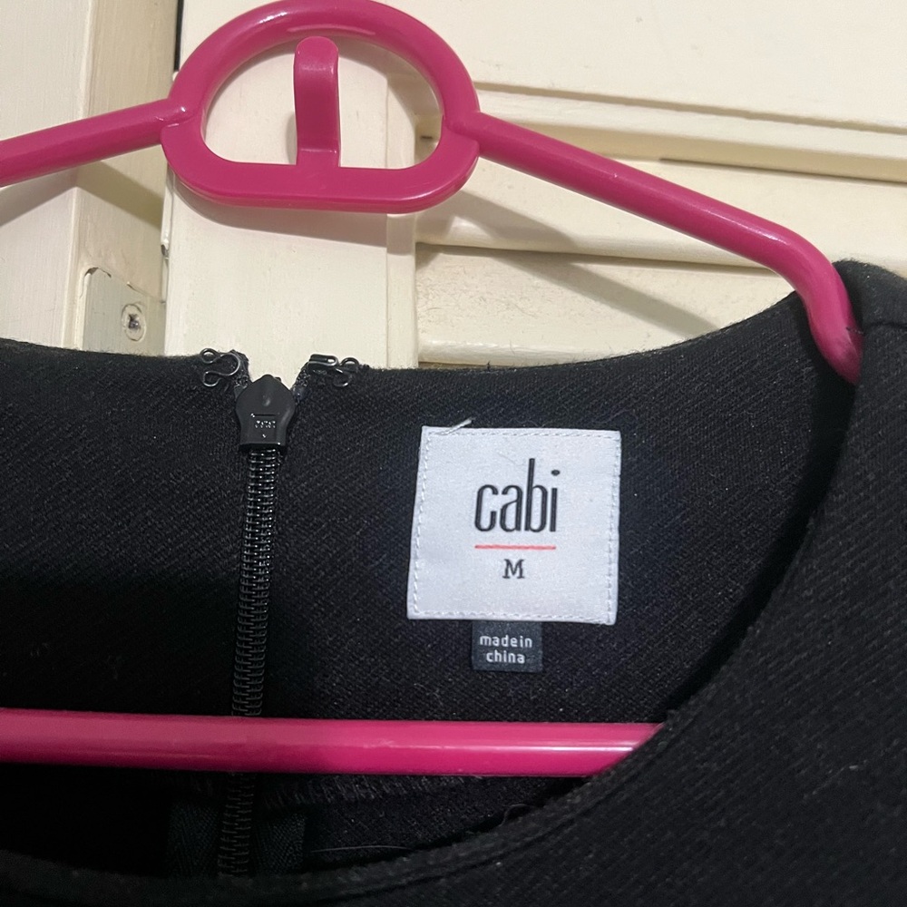 Cabi Black Top and matching skirt